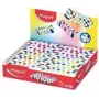 Maped plastikinis trintukas, spalvotas languotas, be ftalatų ir PVC, 20 vnt. ekspozicinė dėžutė (123501)