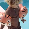 Sunnylife vaikiškos pripučiamos plaukimo rankovės – Tino the Tiger