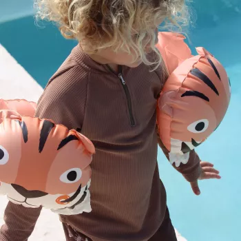 Sunnylife vaikiškos pripučiamos plaukimo rankovės – Tino the Tiger