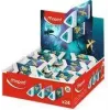 Maped Pyramide DRAGON plastikinis trintukas, baltas, trikampis, be ftalatų ir PVC, 24 vnt. ekspozicinė dėžutė (119527)