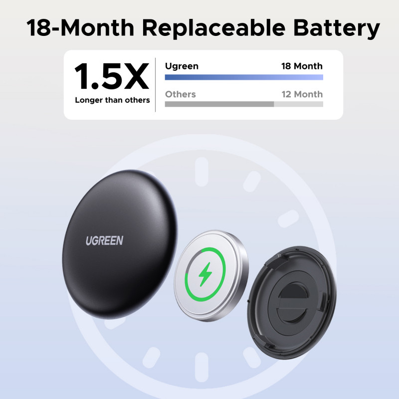 UGREEN FineTrack Mini išmanusis ieškiklis, skirtas Apple įrenginiams
