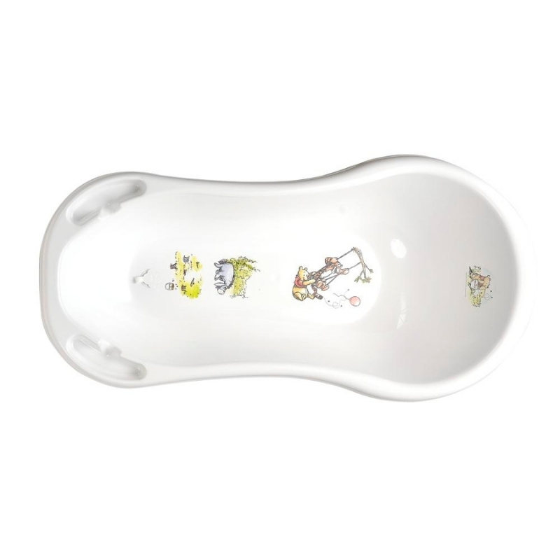 Keeeper Maria Winnie the Pooh kūdikių vonelė 100cm su kamščiu, 100x51x29cm, balta