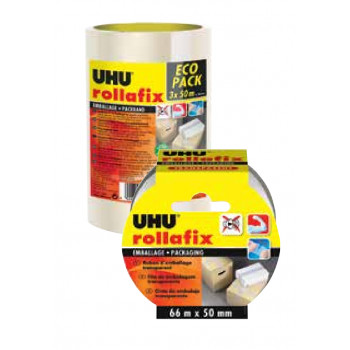 UHU 36985 pakavimo juosta, permatoma, 50000 mm x 50 mm, 1 vnt.