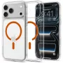 Spigen Ultra Hybrid MagSafe dėklas iPhone 17 Pro Max / 18 Pro Max, permatomas/oranžinis (ACS12122)