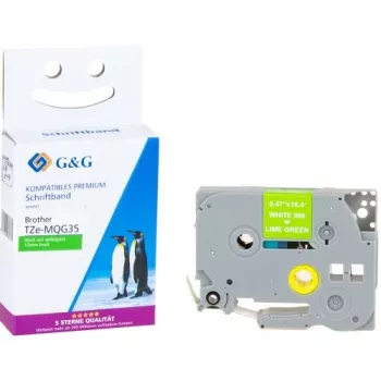 G&G etikečių juosta, suderinama su Brother TZe-MQG35