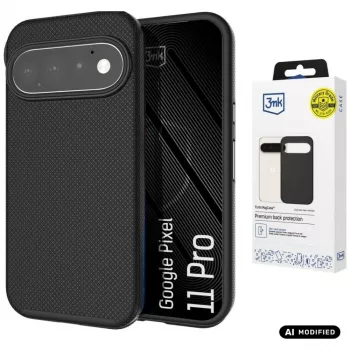 3mk Fortis MagCase, skirta Google Pixel 11 Pro, juodas