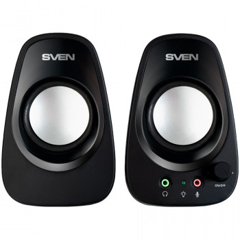 Garsiakalbiai SVEN 190, juodi, USB, galia 2x3W (RMS)