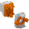 Techly 028573 Keystone modulis RJ45 UTP Cat6, savaiminio užspaudimo, skirtas PoE