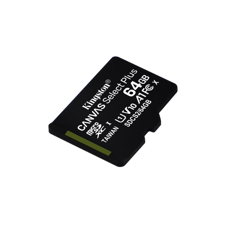 Kingston microSDXC atminties kortelė 64 GB, UHS-I (SDCS2/64GBSP)