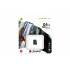 Kingston microSDXC atminties kortelė 64 GB, UHS-I (SDCS2/64GBSP)