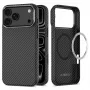 Tech-Protect Ion Carbon Magsafe dėklas iPhone 17 Pro Max / 18 Pro Max, juodas/sidabrinis