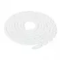 Qoltec kabelių organizatorius 6mm 10.0m baltas