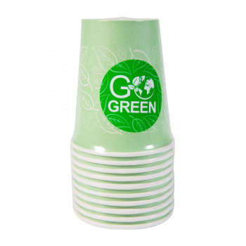 Gogreen Go Green ekologiški puodeliai 350 ml, 10 vnt.
