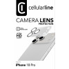 Cellularline fotoaparato objektyvo apsauga iPhone 18 Pro, permatoma