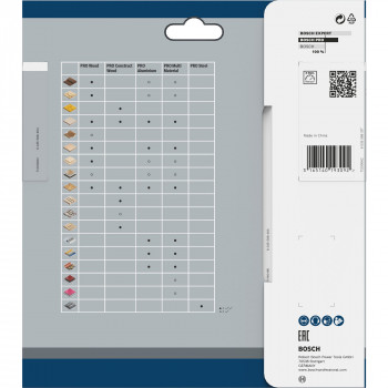 Bosch Multi Material diskinio pjūklo geležtė 165 x 30/20 x 2,4 mm, 42 dantys (2608640519)