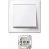 MERTEN Jumbo jungiklis MEG3341-1419, termoplastikas, poliarinės baltos spalvos, AC 250 V