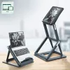 Leitz Ergo 2-in-1 sėdimos-stovimos nešiojamojo kompiuterio stovas, juodas (65890089)