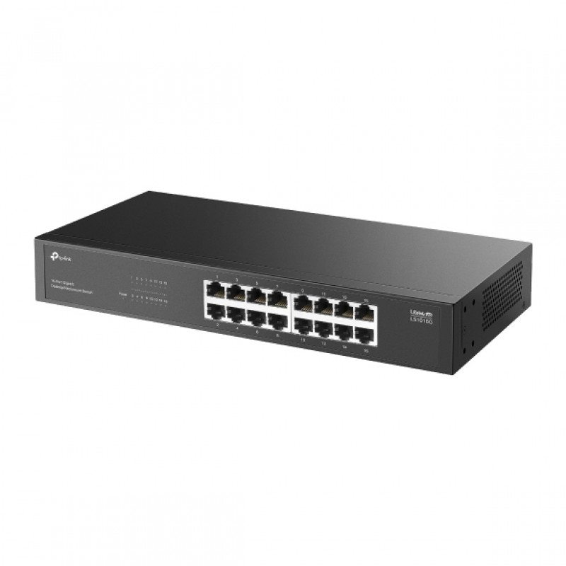 TP-Link LS1016G 16 portų Gigabitinis stalinis/stelažinis komutatorius