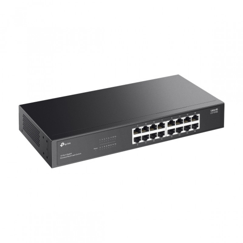 TP-Link LS1016G 16 portų Gigabitinis stalinis/stelažinis komutatorius