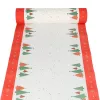 PAPSTAR kalėdinis stalo takelis Plain Christmas Trees iš Airlaid, ritinyje, matmenys: (W)400 mm x (L)24 m