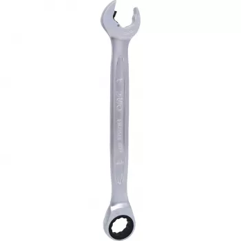 KS TOOLS DUO GEARplus kombinuotasis veržliaraktis su atviraisiais žandais ir reketine funkcija, 17 mm
