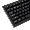 Keychron Double Shot KSA PBT pilnas klavišų dangtelisų rinkinys – White on Black (PBT-03)