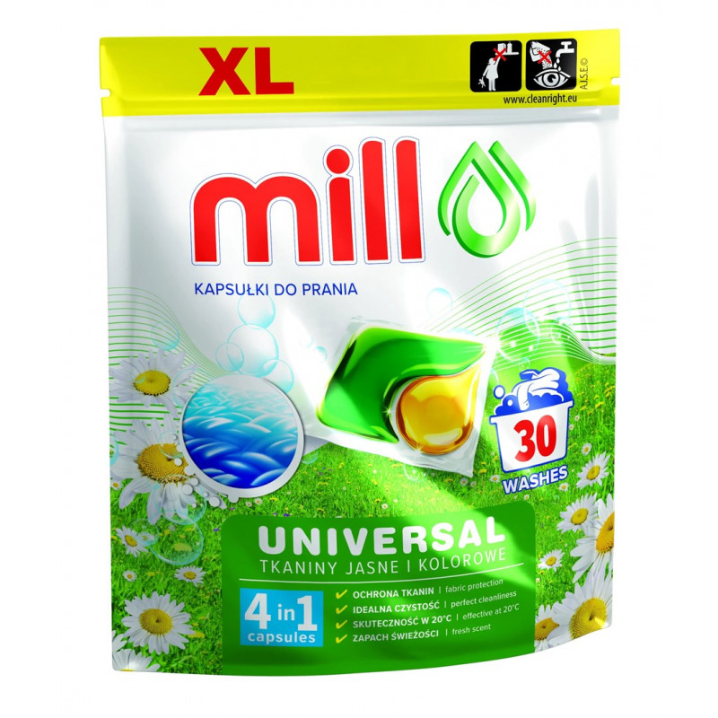 Mill skalbimo mašinos priežiūros rinkinys