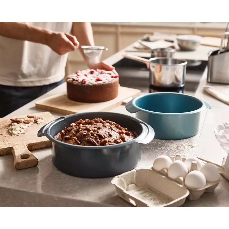 Joseph Joseph Nest Bake 2 dalių, apvali mėlyna pyrago forma