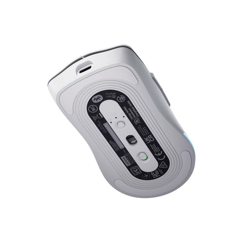 Lenovo Legion M220 RGB belaidė žaidimų pelė, 2.4 GHz / Bluetooth / laidinė, Glacier White (GY51V60437)