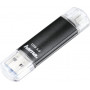Hama Laeta Twin USB atmintinė 32 GB USB Type-A / Micro-USB 3.2 Gen 1 (3.1 Gen 1) juoda