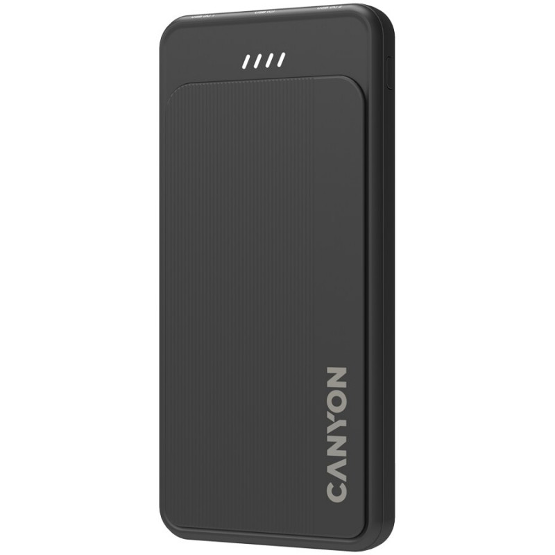 CANYON nešiojamas įkroviklis OnPower 100 10000mAh juodas