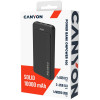 CANYON nešiojamas įkroviklis OnPower 100 10000mAh juodas