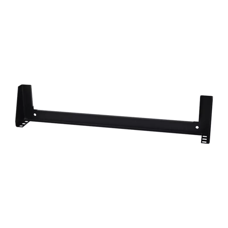 ALLNET 19 inch 1U sieninis tvirtinimo kampainis, 54 mm gylio, SMW serijos - juodas