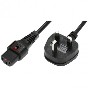 Microconnect maitinimo laidas, UK Type G į IEC C13 (MC-UKC135B)