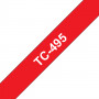 Brother TC-495 laminuota juosta, balta ant raudonos (TC495)