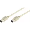 Wentronic Goobay PS/2 klaviatūros/pelės kabelis, Mini-DIN 6 kontaktų kištukas į kištuką, 5 m, pilkas (50557)