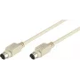 Wentronic Goobay PS/2 klaviatūros/pelės kabelis, Mini-DIN 6 kontaktų kištukas į kištuką, 5 m, pilkas (50557)