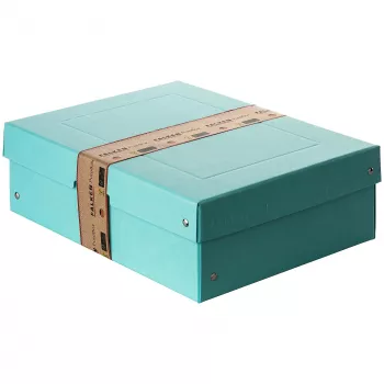 FALKEN PURE dokumentų dėžė 1250 lapų pastelinės mėlynos spalvos 24.0 x 32.0 x 10.0 cm