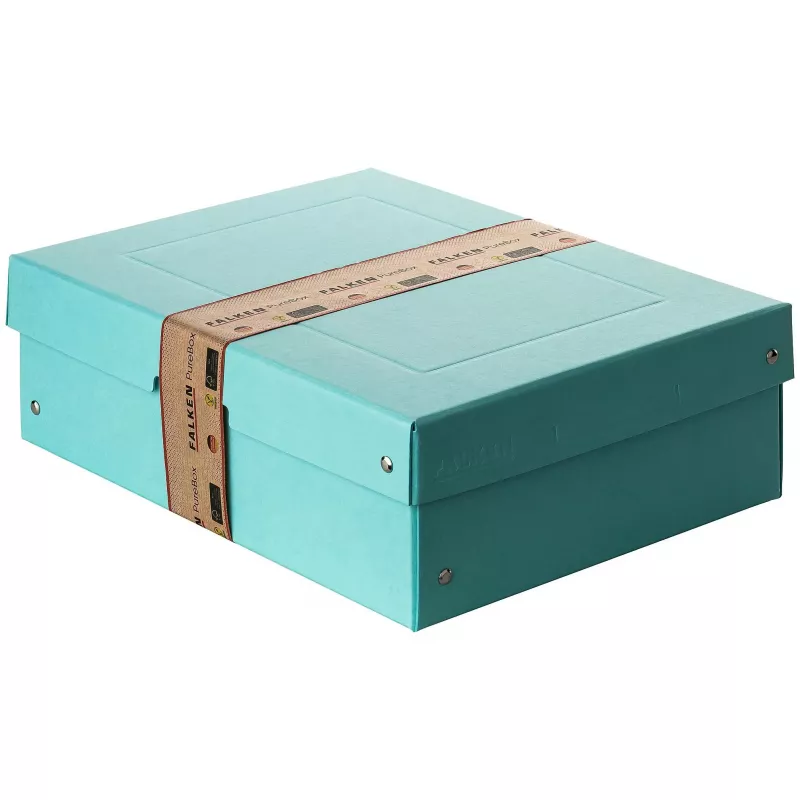FALKEN PURE dokumentų dėžė 1250 lapų pastelinės mėlynos spalvos 24.0 x 32.0 x 10.0 cm