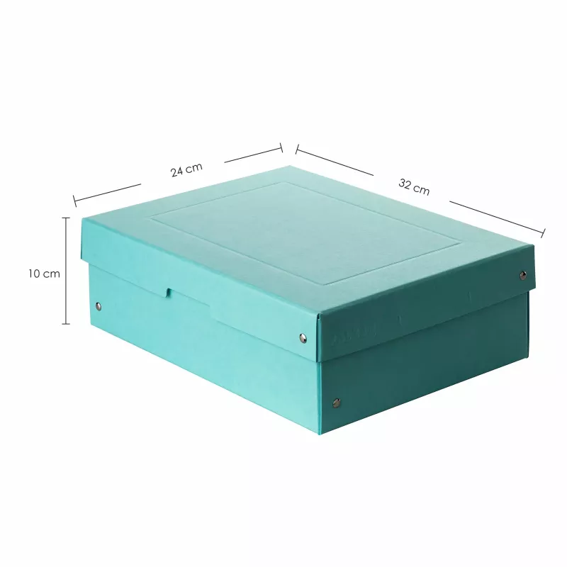 FALKEN PURE dokumentų dėžė 1250 lapų pastelinės mėlynos spalvos 24.0 x 32.0 x 10.0 cm