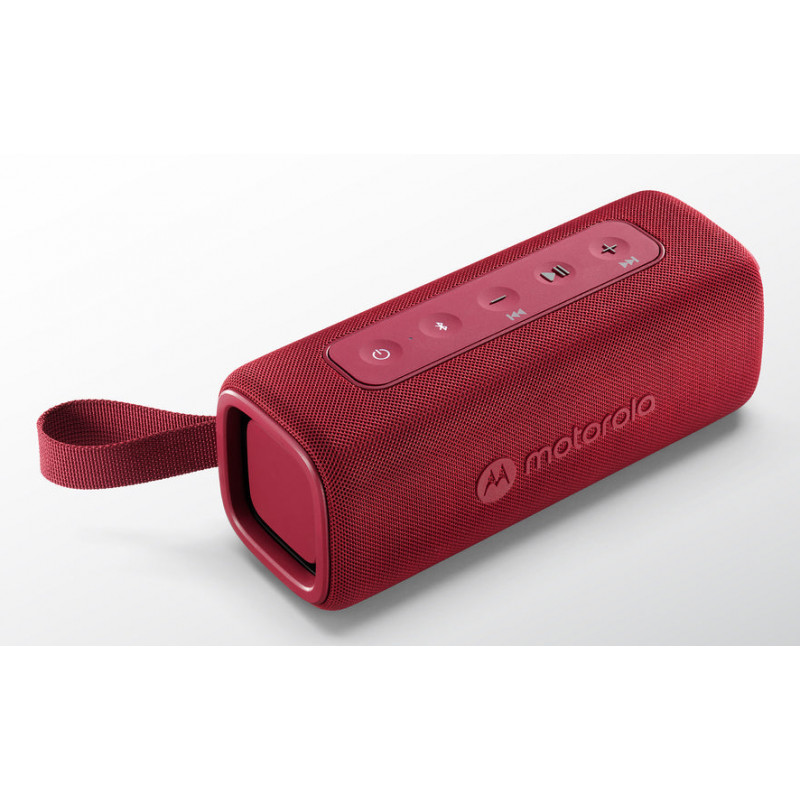 Motorola ROKR 600 nešiojamas Bluetooth garsiakalbis, 30W, IP67, raudonas