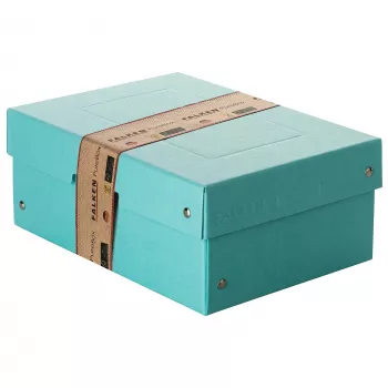 FALKEN PURE dokumentų dėžė 1250 lapų pastelinė mėlyna 18.0 x 25.0 x 10.0 cm
