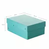 FALKEN PURE dokumentų dėžė 1250 lapų pastelinė mėlyna 18.0 x 25.0 x 10.0 cm