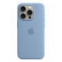Apple iPhone 15 Pro Max silikoninis dėklas su MagSafe (Silicone Case) – mėlynas