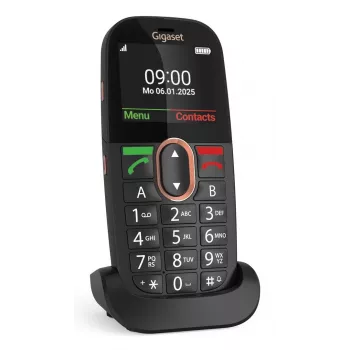 Gigaset GL695 SIM mobilusis telefonas 4G LTE juodas