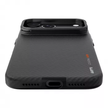 Laut Kev Protect – dėklas iPhone 18 Pro / 17 Pro, suderinamas su MagSafe (juodas)