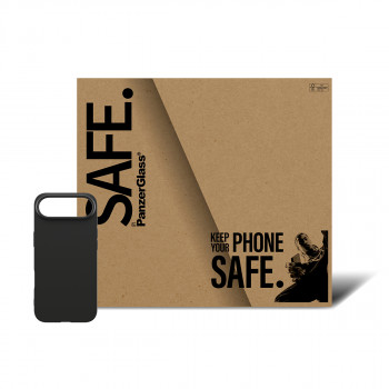 PanzerGlass SAFE TPU dėklas iPhone Air, juodas (urminis)