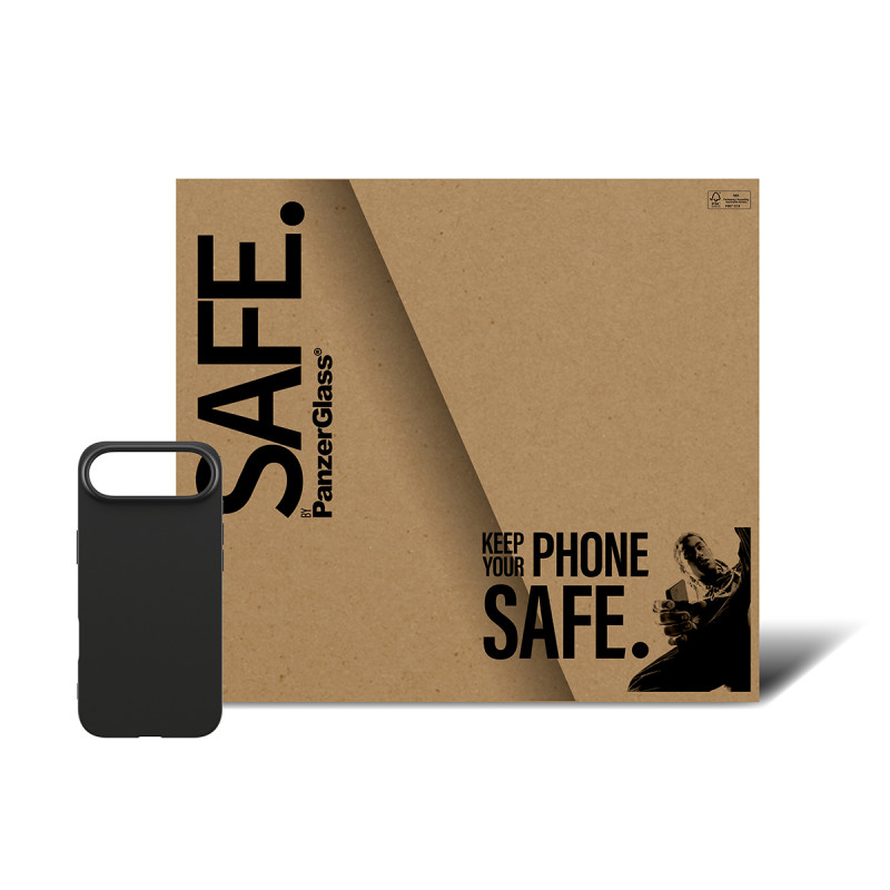 PanzerGlass SAFE TPU dėklas iPhone Air, juodas (urminis)