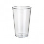 STARPAK vienkartinė stiklinė, 9 cm, 0,4 l, skaidri