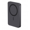 Ksix Powerbank Magslim 10000 mAh magnetinis 15W USB-C PD 20W skaitmeninis ekranas juodas